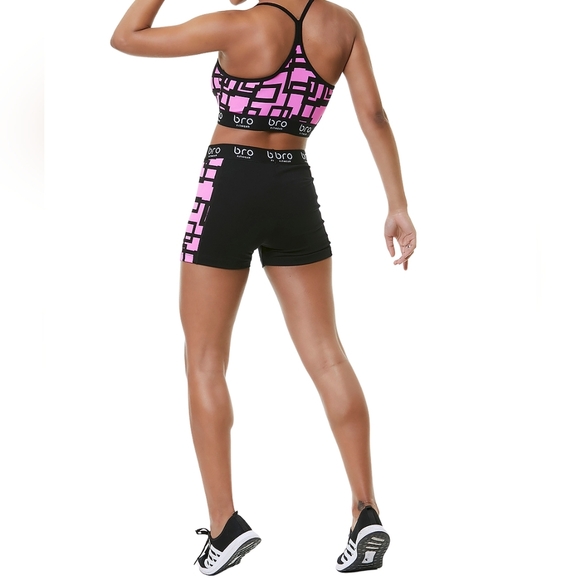 Top Venice Square Pink Sports Bra - Picture 2 of 8